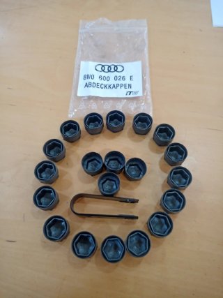 Tapones Audi Originales + Llave Extracción