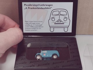 Schuco Piccolo Lloyd Lieferwagen 555 Edición Limit