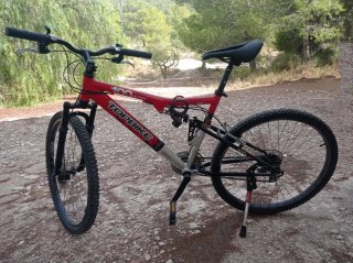 Bicicleta de Montaña Roja Adulto