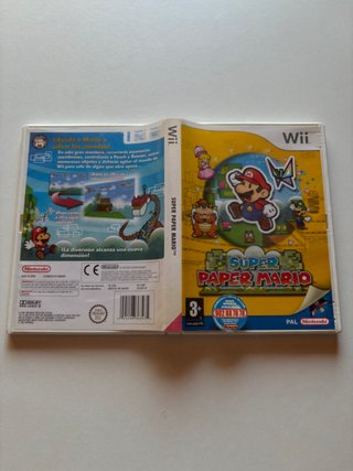 Super Paper Mario Nintendo Wii Completo PAL 🇪🇸