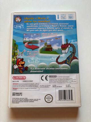 Super Paper Mario Nintendo Wii Completo PAL 🇪🇸