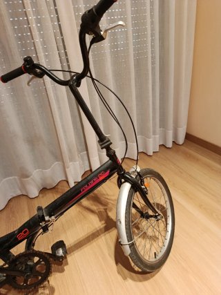 Bicicleta Plegable Negra