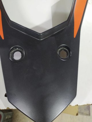 Plástico trasero KTM Naranja/Negro