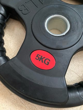 Discos de Pesas 5 KG (28 mm) 2 unidades NUEVAS