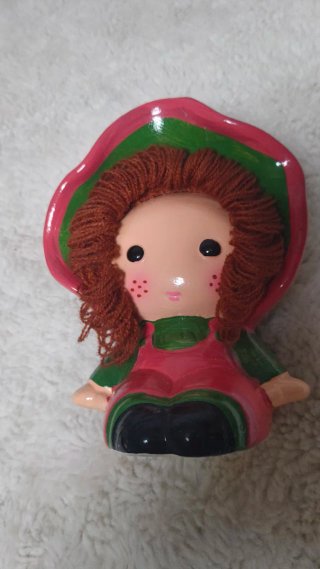 Hucha antigua muñeca vintage