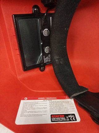 Pantalla Soldar Automática Stayer Roja AS-1D