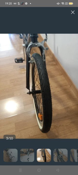 Bicicleta Minivelo Negra Adulto