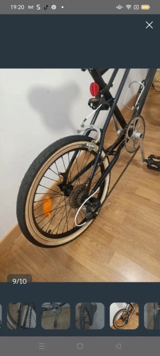 Bicicleta Minivelo Negra Adulto