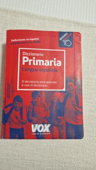 Diccionario Primaria lengua española marca Vox