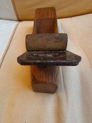 Cepillo carpintero madera antiguo