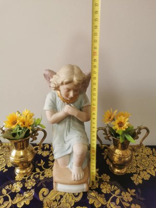 Precioso Ángel de Biscuit 28cm