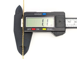 Cadena Forzada de oro de 18k, 4.77 g, 53.5 cm.