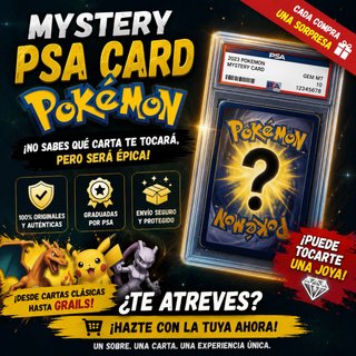 Mystery PSA Card Pokémon Garantizada