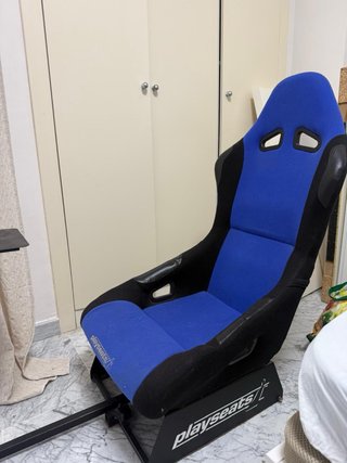 Silla Gaming Playseats Azul y Negro