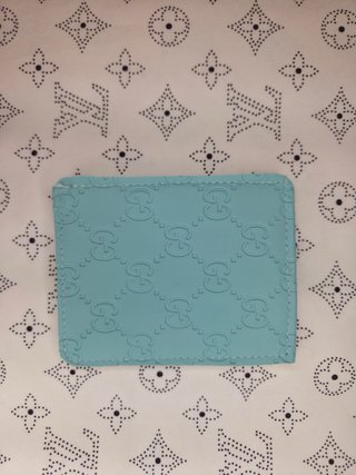 Portacarte Gucci Azzurro