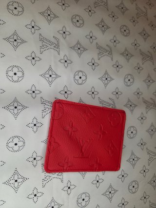 Portacarte Louis Vuitton Rosso