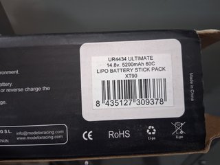 Batería Lipo Ultimate 14.8V 5200mAh 60C