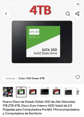 Disco SSD SATA 4TB