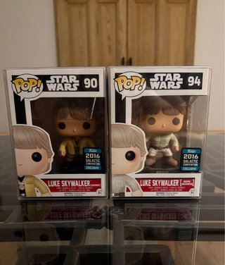 Funko Pop Star Wars Luke Skywalker 90 y 94