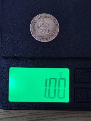 Moneda 1 Céntimo Gobierno Provisional 1870