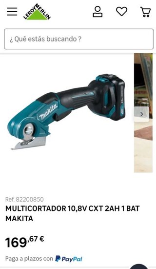 Makita CP100DSA 12V CXT Multicortador + Batería