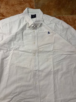 Camisa Scalpers blanca manga corta – Talla 43