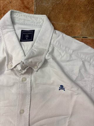 Camisa Scalpers blanca manga corta – Talla 43