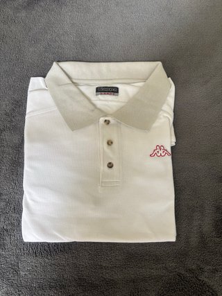 Polo Kappa Vintage Bianco Taglia L