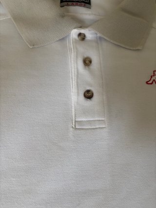 Polo Kappa Vintage Bianco Taglia L