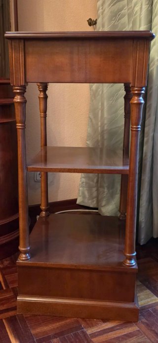 Mueble auxiliar madera 2 cajones