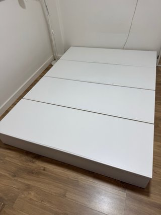 Base Tatami Madera Blanca