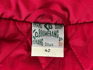 Anorak Boomerang rosa talla 42