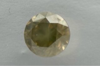 Diamante (Color natural) 1.24 ct Redondo Fancy Gri