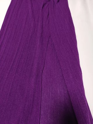 Falda larga morada