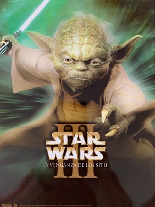 Lote 4 Posters Star Wars III La Venganza