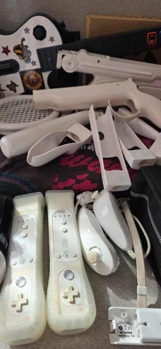 Wii Plata con Mandos, Juegos, Accesorios y parchea