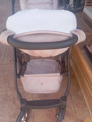Carrito bebé 3 en 1 rosa