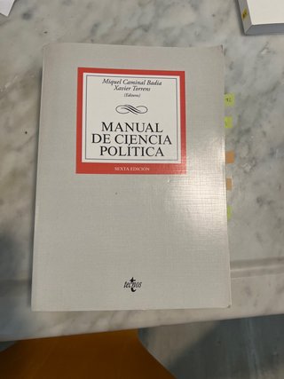 Manual de ciencia política
