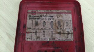 Set fresas de metal duro (carburo)