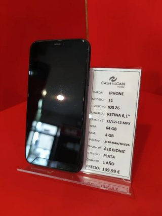 iPhone 11 64GB Negro