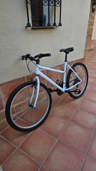 Bicicleta MTB Blanca Talla M