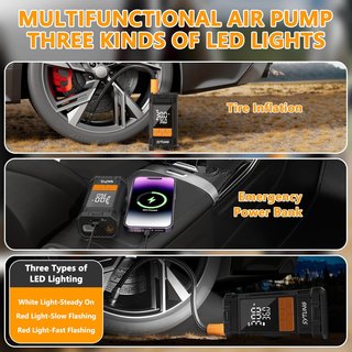 COMPRESOR AIRE BATERÍA 150PSI PORTATIL (NUEVO)