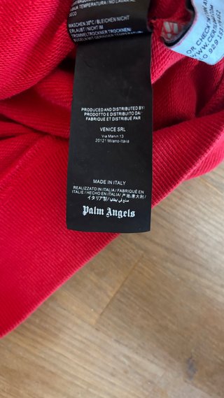 Sudadera Palm Angels Roja