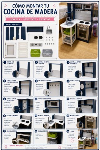 Cocina de Madera para Niñas