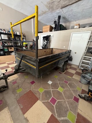 Remolque 3m x 1.50m 750 Kg. Con papeles.