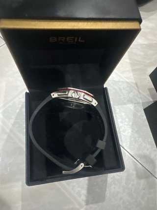 Reloj Breil Milano Cuadrado Negro y Plateado