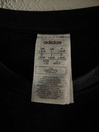 Sudadera Adidas Negra Mujer Talla M