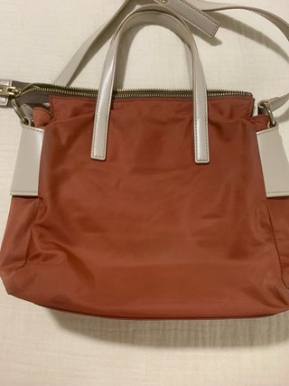 Bolso Bimba y Lola bandolera color teja . Original