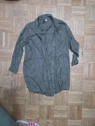 Vestido H&M verde militar talla M