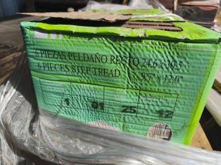 Peldaños cerámica